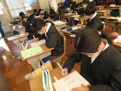 6年生家庭科の授業