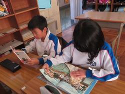 2年生読書の時間