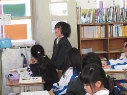 2年生道徳の授業