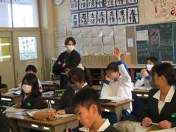 6年生英語の授業