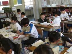 2年生道徳の授業