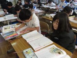 2年生道徳の授業
