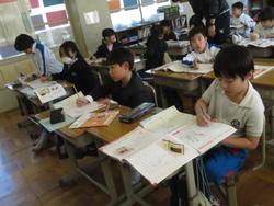 2年生道徳の授業
