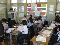 2年生道徳の授業