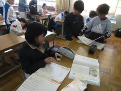 2年生道徳の授業