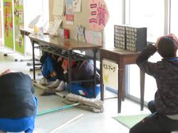 避難訓練の様子