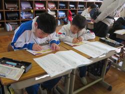 2年生国語の授業