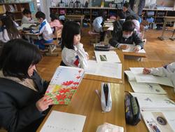 2年生国語の授業