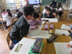 2年生国語の授業
