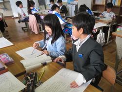 2年生国語の授業
