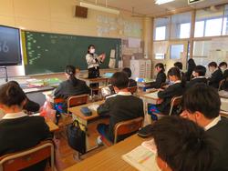 6年生研究授業の様子