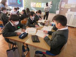 6年生研究授業の様子