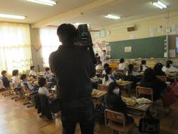 3年生サンテレビ取材（給食）