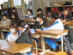 3年生研究授業（食育）の様子