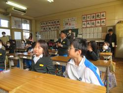 3年生研究授業（食育）の様子