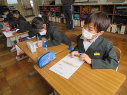 3年生研究授業（食育）の様子