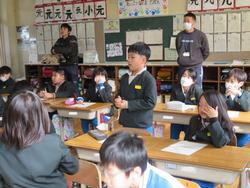3年生研究授業（食育）の様子
