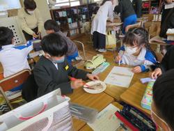 3年生研究授業（食育）の様子