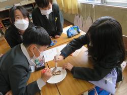 3年生研究授業（食育）の様子