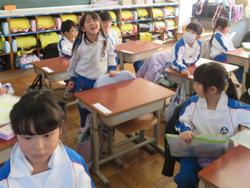 1年生国語の授業