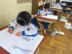 1年生図工の授業