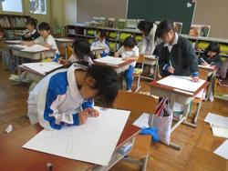 1年生図工の授業