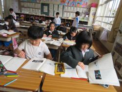 2年生国語の授業