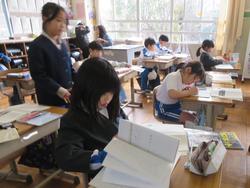 2年生国語の授業
