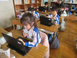 2年生タブレット学習