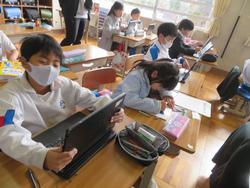 2年生タブレット学習
