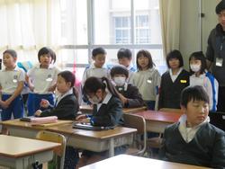 第5回クラブ活動（3年生見学）の様子