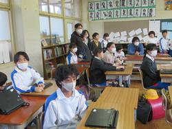 第5回クラブ活動（3年生見学）の様子