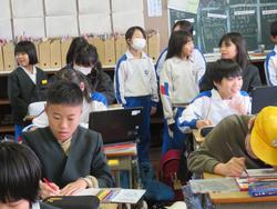 第5回クラブ活動（3年生見学）の様子