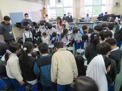 第5回クラブ活動（3年生見学）の様子