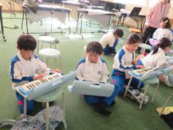 2年生音楽の授業
