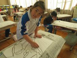 1年生図工の授業