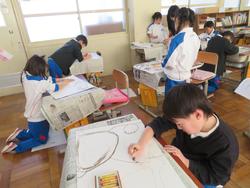 1年生図工の授業
