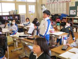 3年生国語の授業