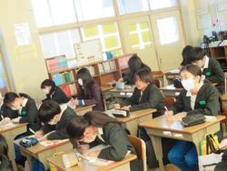 6年生算数研究授業の様子