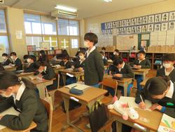6年生算数研究授業の様子