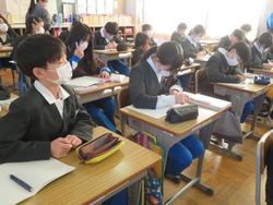 6年生算数研究授業の様子