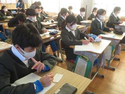 6年生算数研究授業の様子