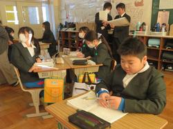 6年生研究授業の様子