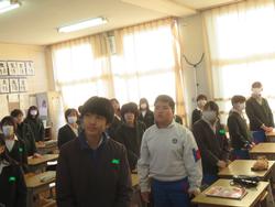 6年生朝の会（学級歌）