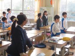 朝の読書の様子