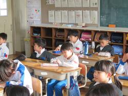 朝の読書の様子