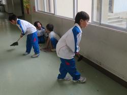 1年生掃除の様子