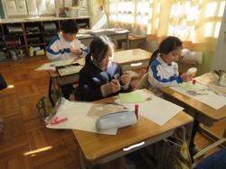 2年生図工の授業