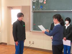 全校朝会の様子