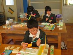 4年生図工の授業